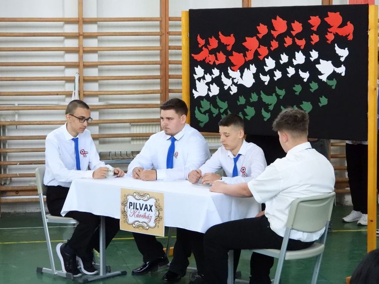 Március 15-i megemlékezés a Hikmanban 