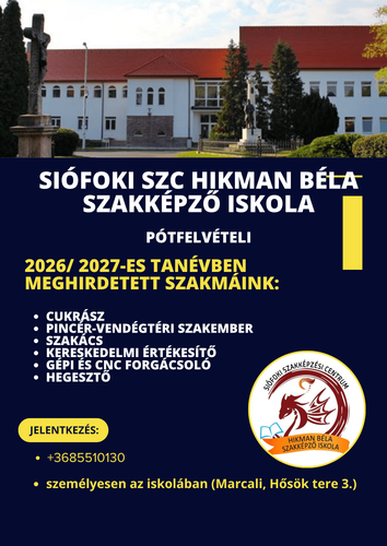 Pótfelvételi 2026